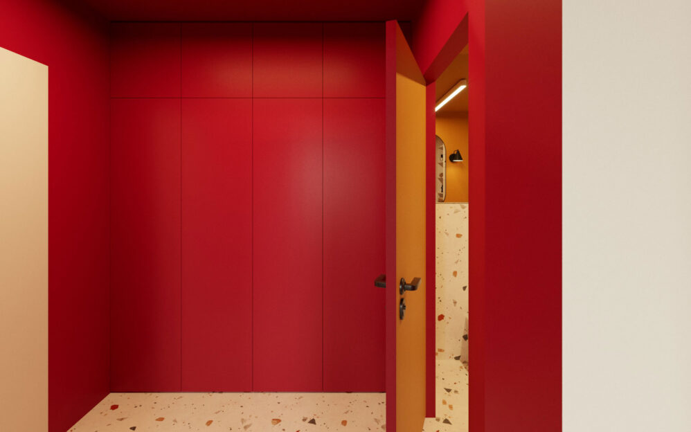 Návrh interiéru bytu v ulici Ke Strašnické