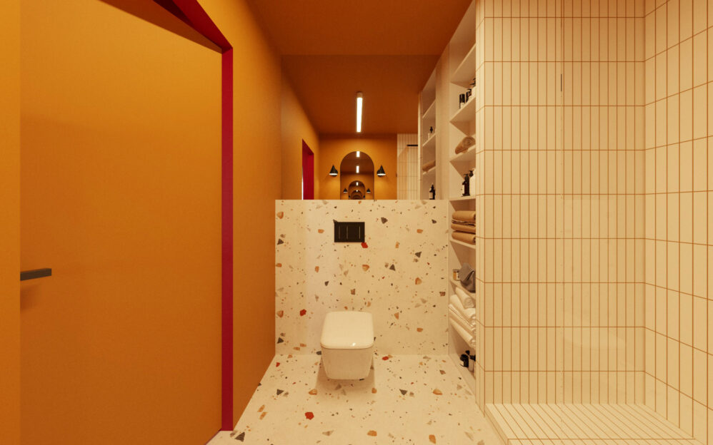 Návrh interiéru bytu v ulici Ke Strašnické