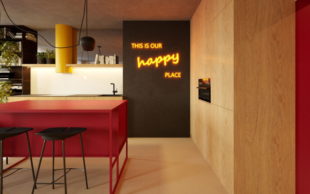 Návrh interiéru bytu v ulici Ke Strašnické