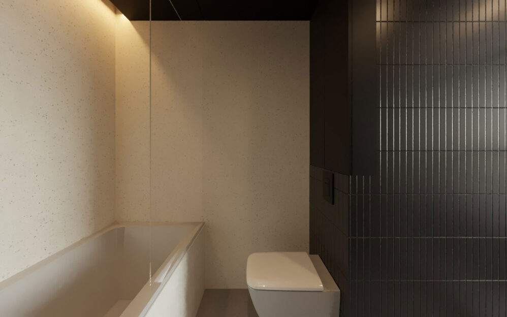 Návrh interiéru bytu v ulici Na Cihlářce