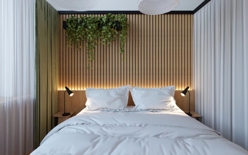 Návrh interiéru loftového bytu v projektu Parvi Cibulka v ulici Naskové v Praze