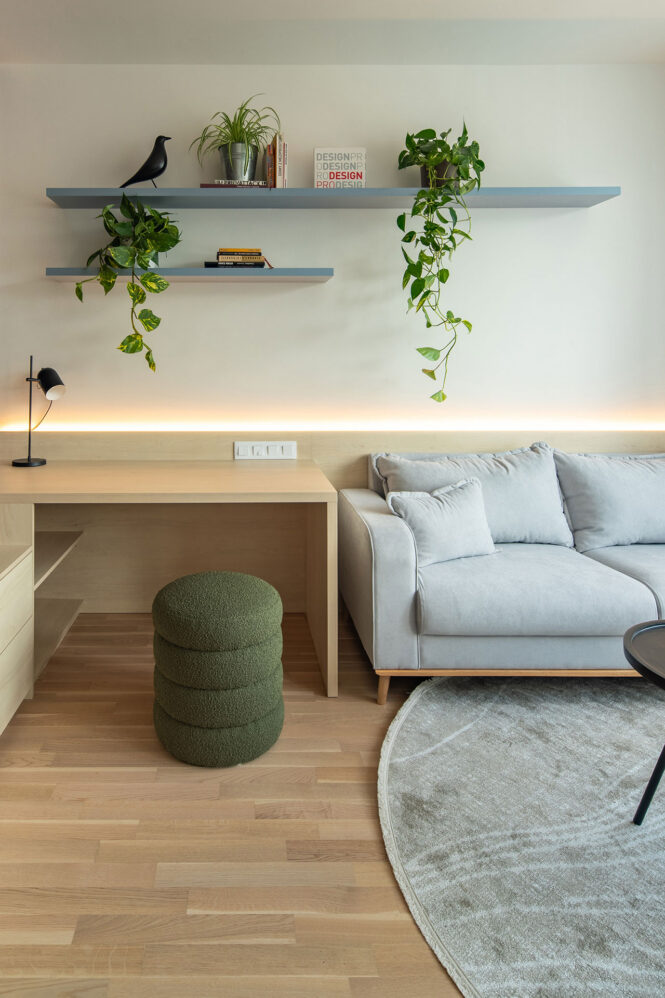 Fotografie interiéru bytu v ulici Šiklové v Praze