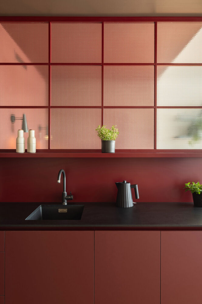 Fotografie interiéru bytu v ulici Šiklové v Praze