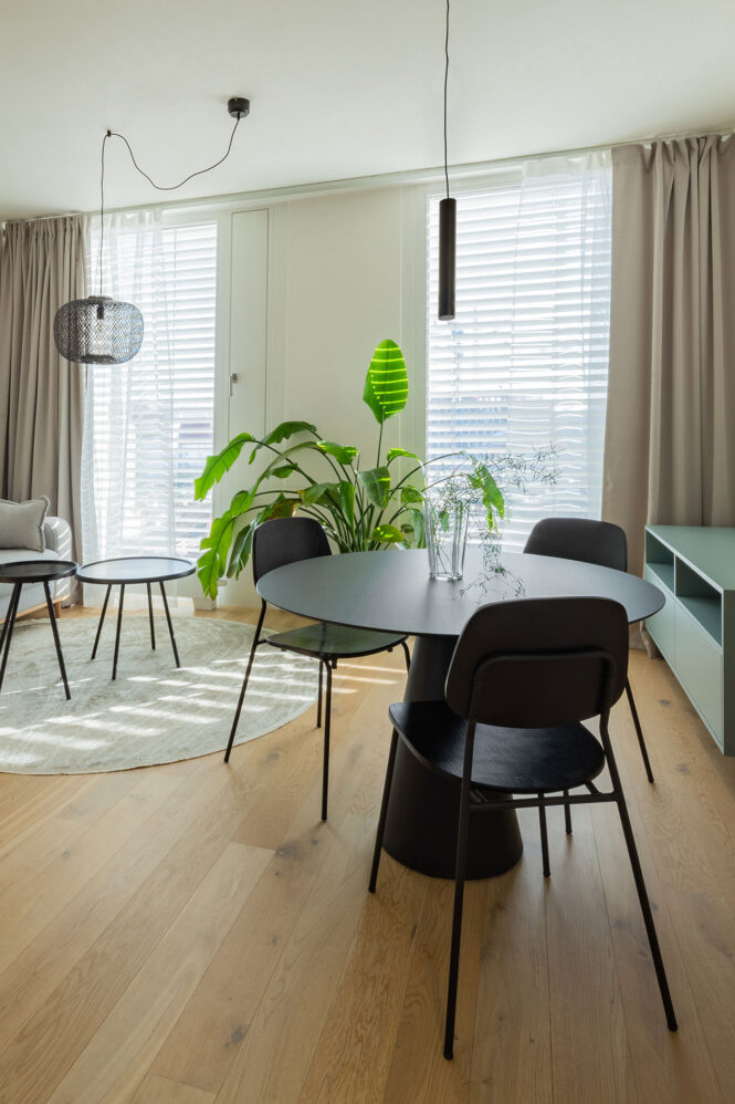 Fotografie interiéru bytu v ulici Šiklové v Praze